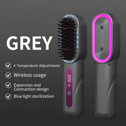 Portable Hair Straightener Brush